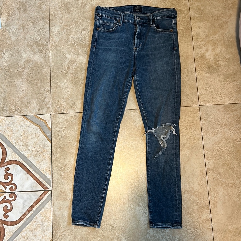 Citizens of Humanity Rocket Crop mid rise skinny size 26 women's